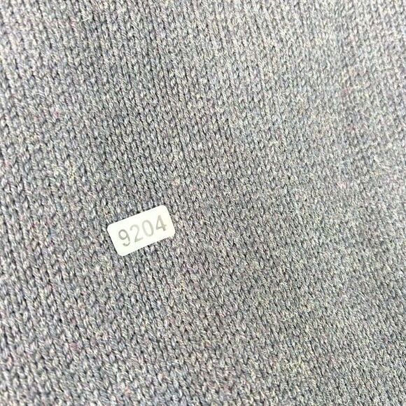 Tory Burch Sweater Vest Womens XS Dark Gray Belt Full Zip Merino Wool - Picture 11 of 11